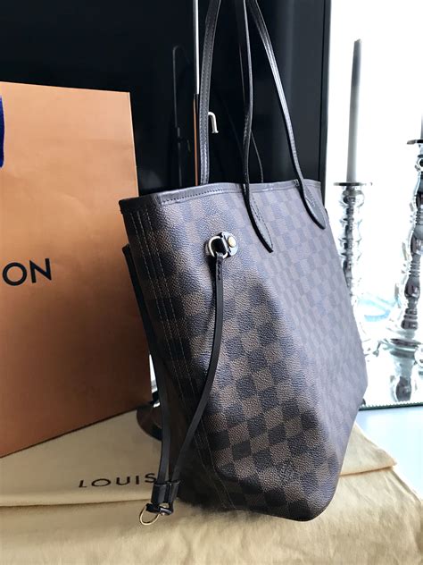 louis vuitton damier ebene black|louis vuitton neverfull tote.